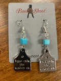 Keep Calm and Cowboy On Earrings