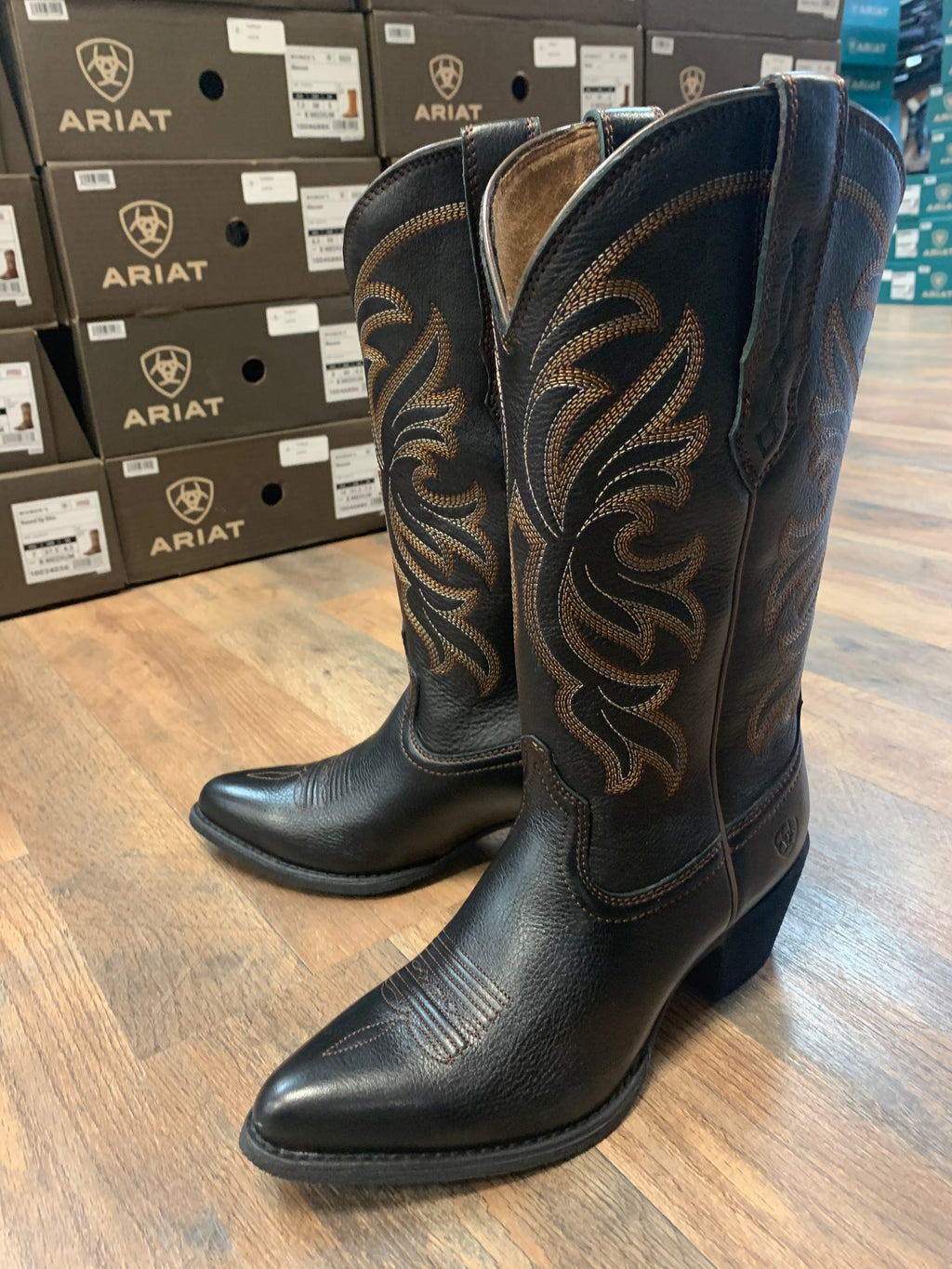 ARIAT WOMEN'S HERITAGE STRETCHFIT WESTERN BOOTS