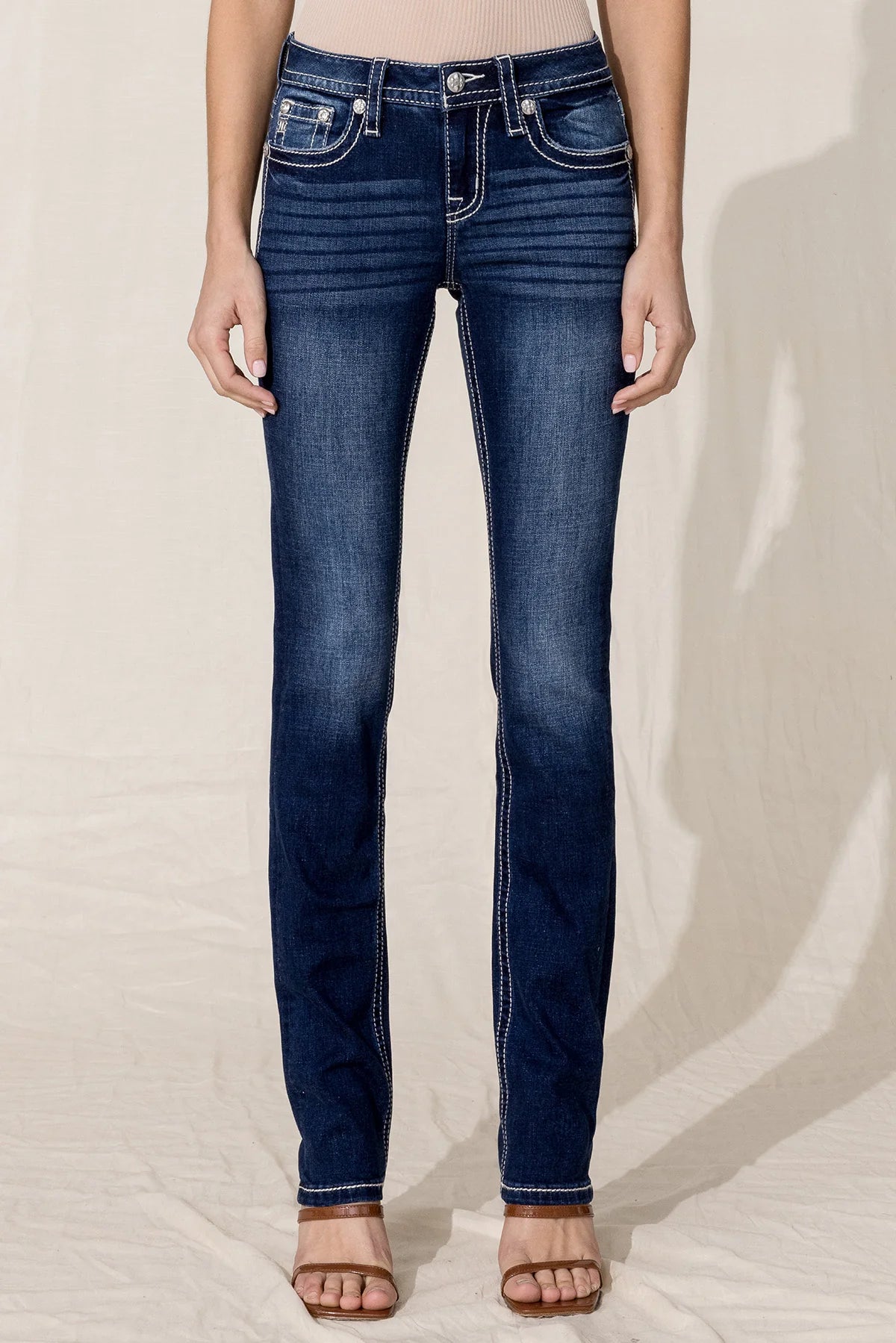Pearly X Straight Jean
