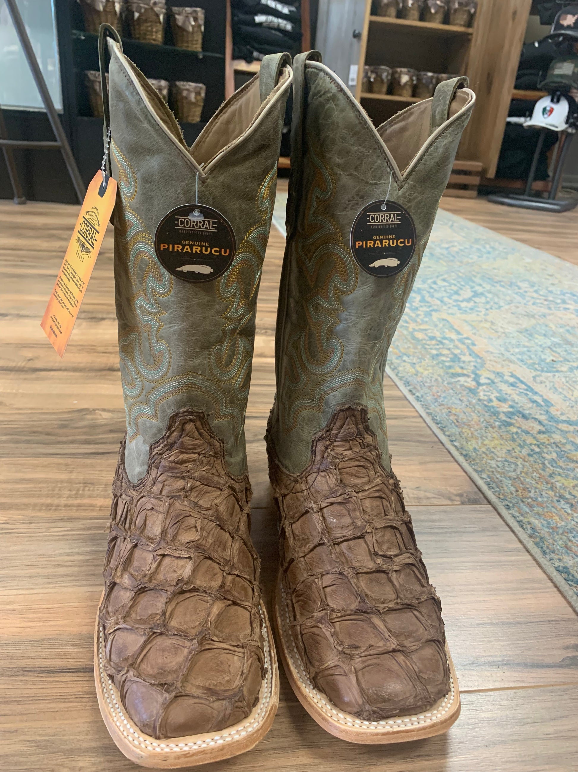 Corral mens 2025 square toe boots