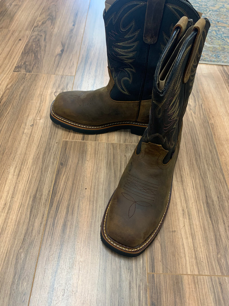Men's Thorogood 11" Steel Toe WP Western Wellington Work Boot (U.S.A.) 804-4330