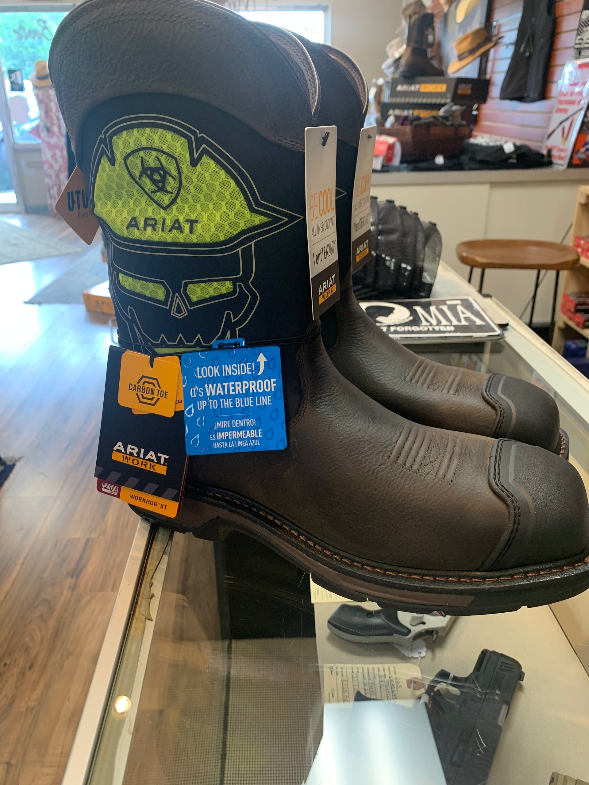 WorkHog XT VentTEK Bold Waterproof Carbon Toe Work Boot 