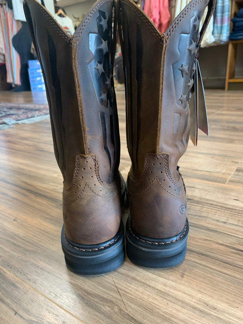 Sierra Shock Shield Patriot Steel Toe Work Boot 10044426