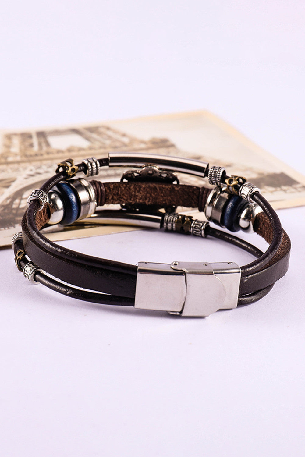 Turquoise Faux Leather Bracelet - Boot N Shoot