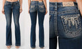 FEATHERY LONGHORN MID-RISE BOOTCUT M3783B / K1181