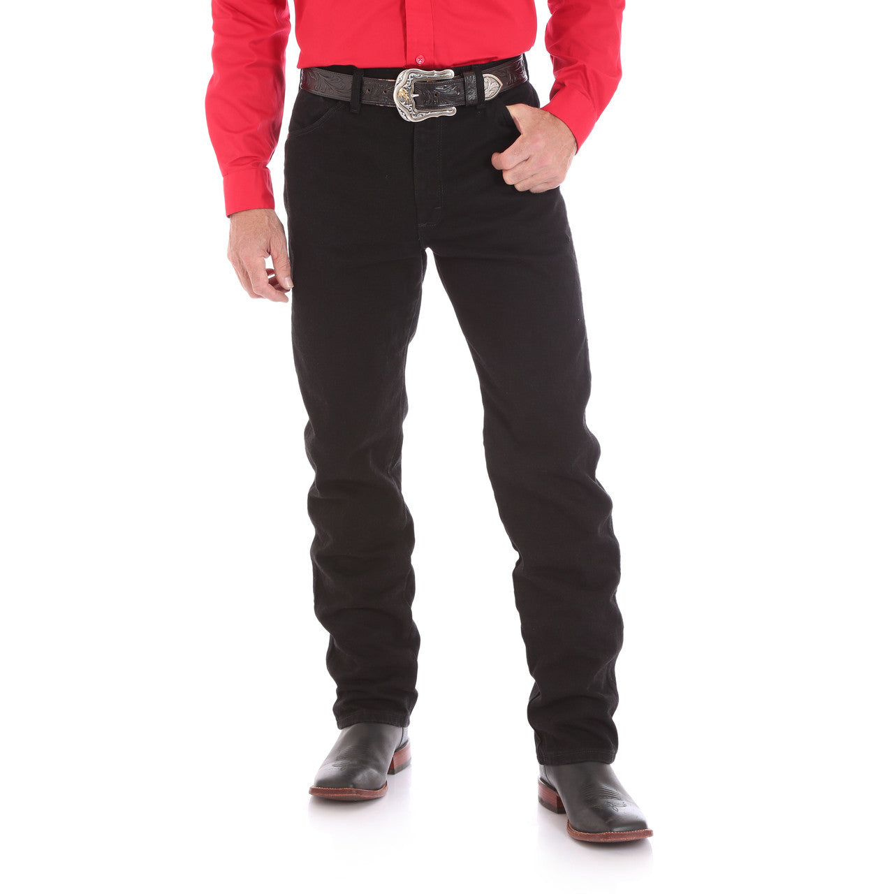 Men's Black Cowboy Cut Original Fit Jeans by Wrangler 13MWZWK