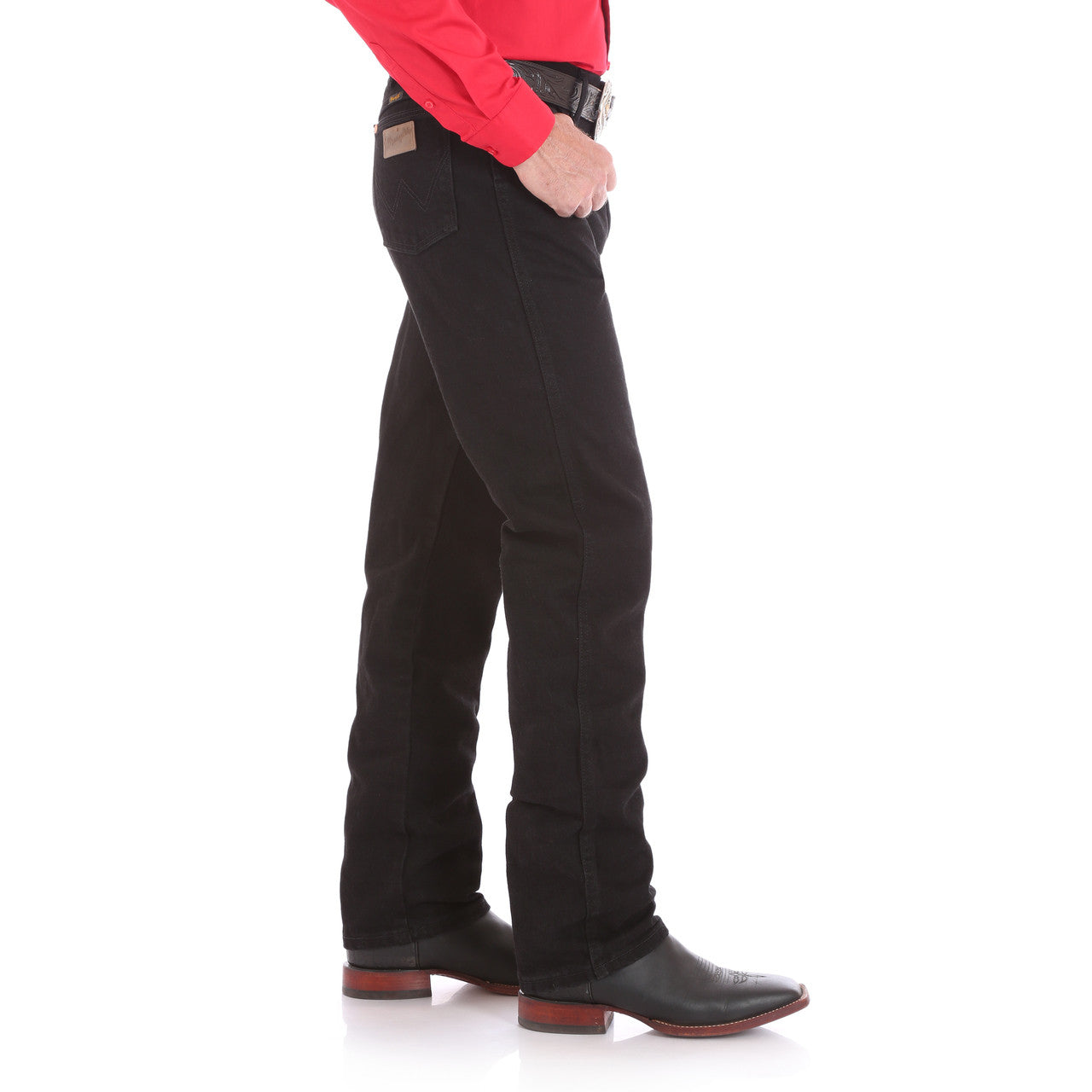 Black Cowboy Cut Original Fit Jeans by Wrangler 13MWZWK - Boot N Shoot