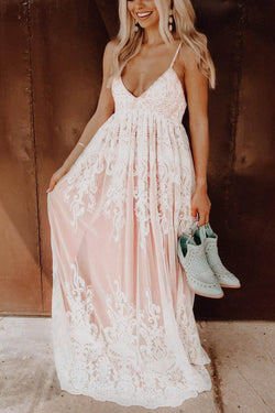 lace wedding maxi dress