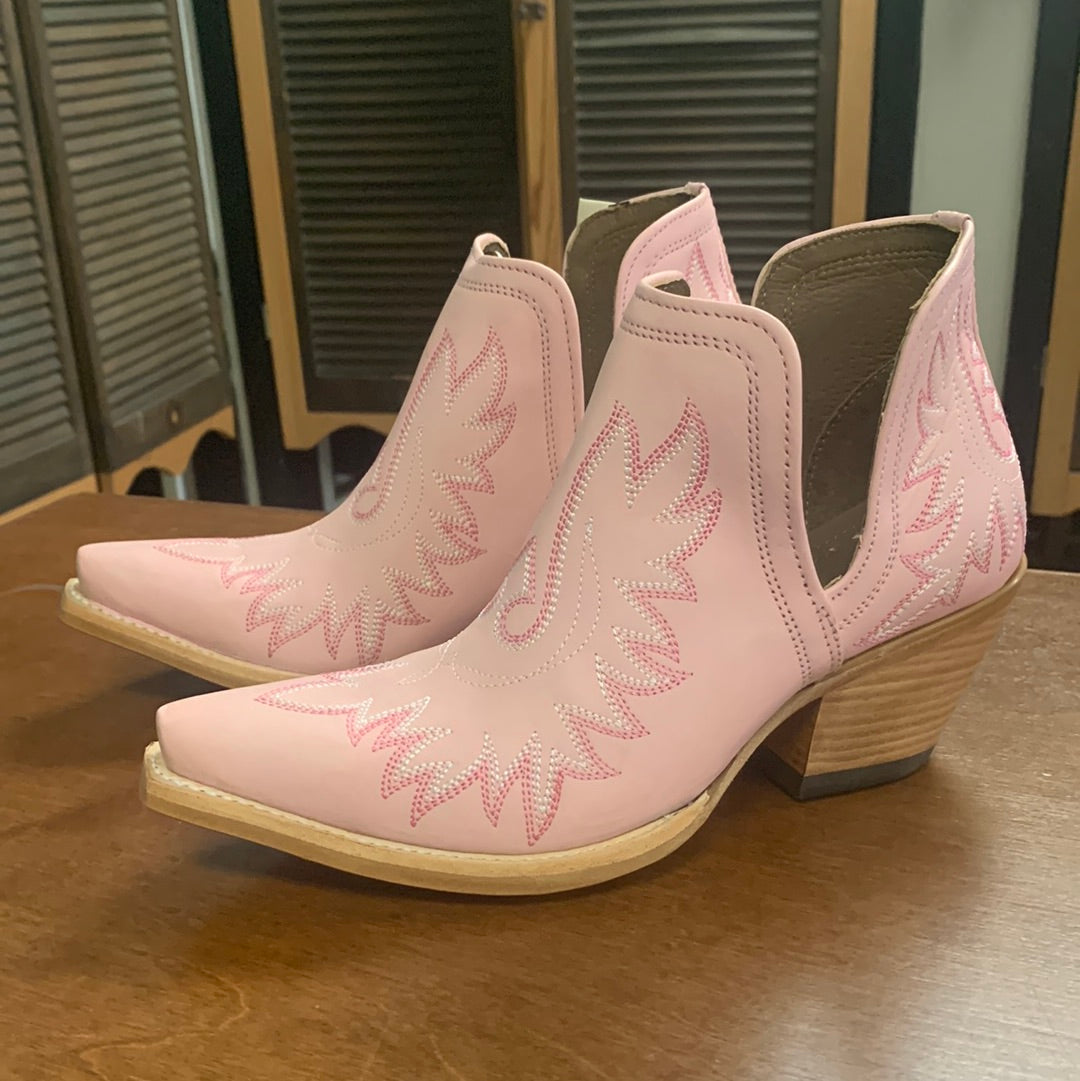 pink short boots