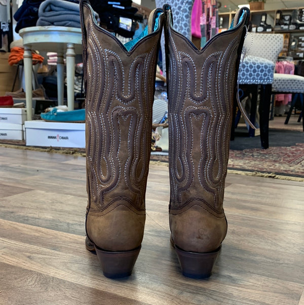 Corral Women's Shedron Inlay Snip Toe Western Boot C3869