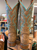Corral Ladies Embroidery Wide Square Toe L5722