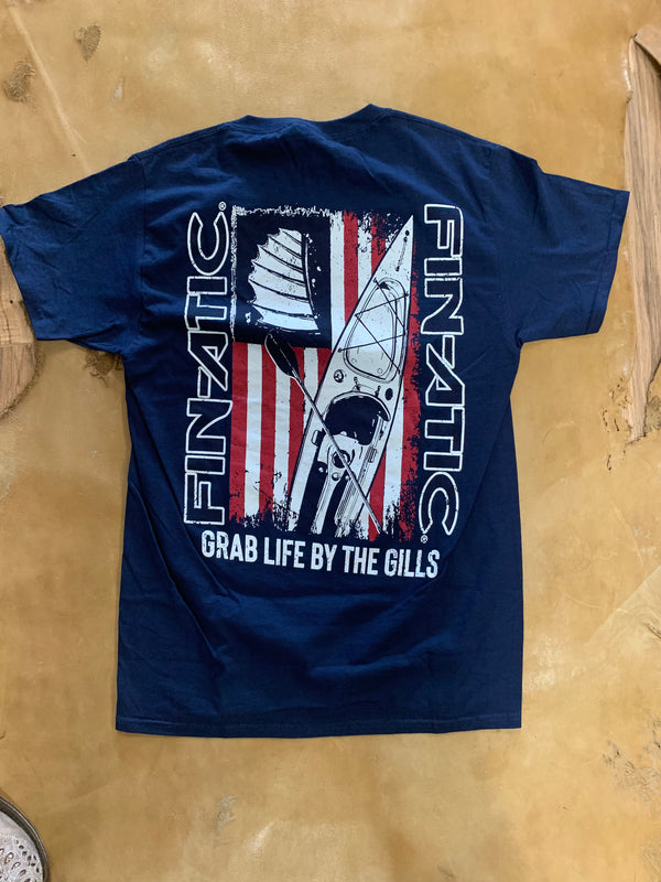 Fin-Atic Kayak Flag T-Shirt 