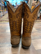 Corral Mens Honey Suede Narrow Square Toe Boot A3694